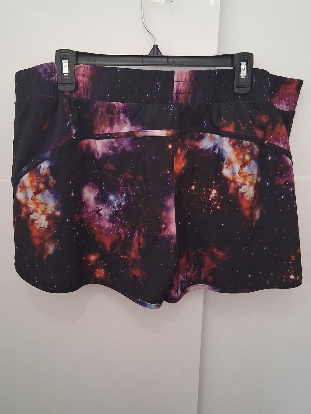 AVIA Galaxy Print Athletic Shorts Size XXL (20) With Pockets - Picture 2 of 9
